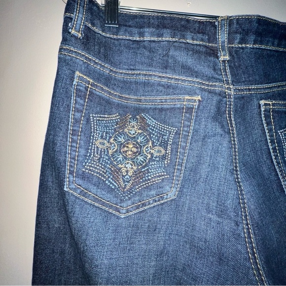 Baccini Womens blue jeans  size 12 - ‎ Boot Cut - Picture 3 of 16